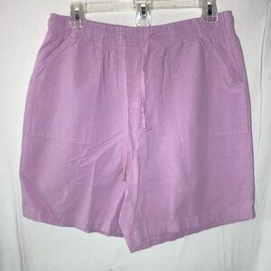 Basic Editions Lavender Cotton Shorts